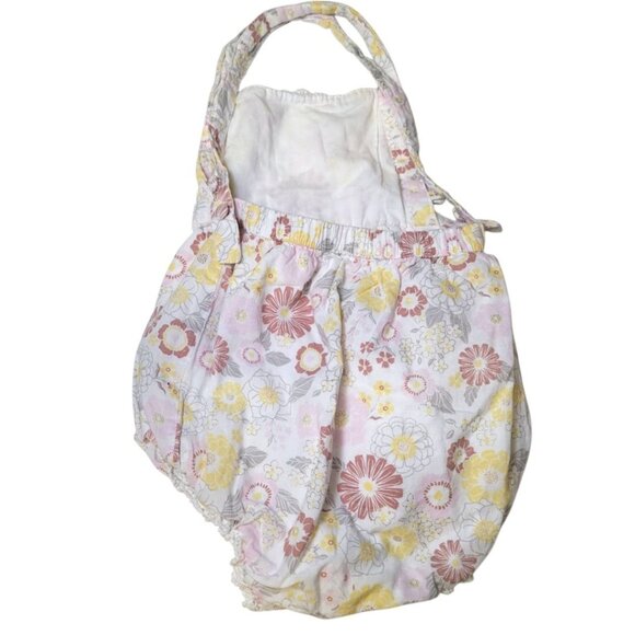 Dylan & Abby Baby One Piece Summer Wrap Straps Buttons Snaps Overalls 6-9 Months - Picture 2 of 8